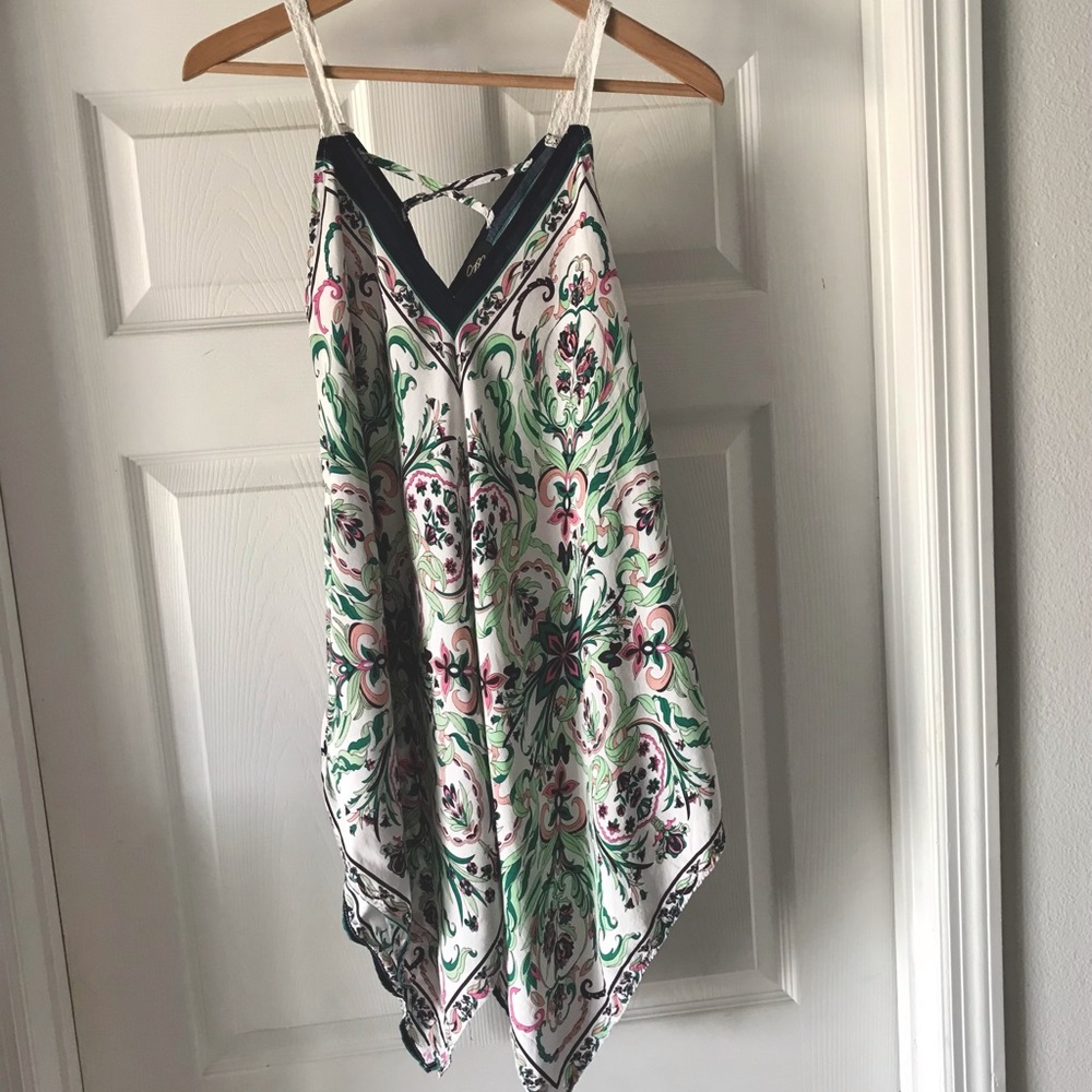Rayon Poncho-Style Tank A1